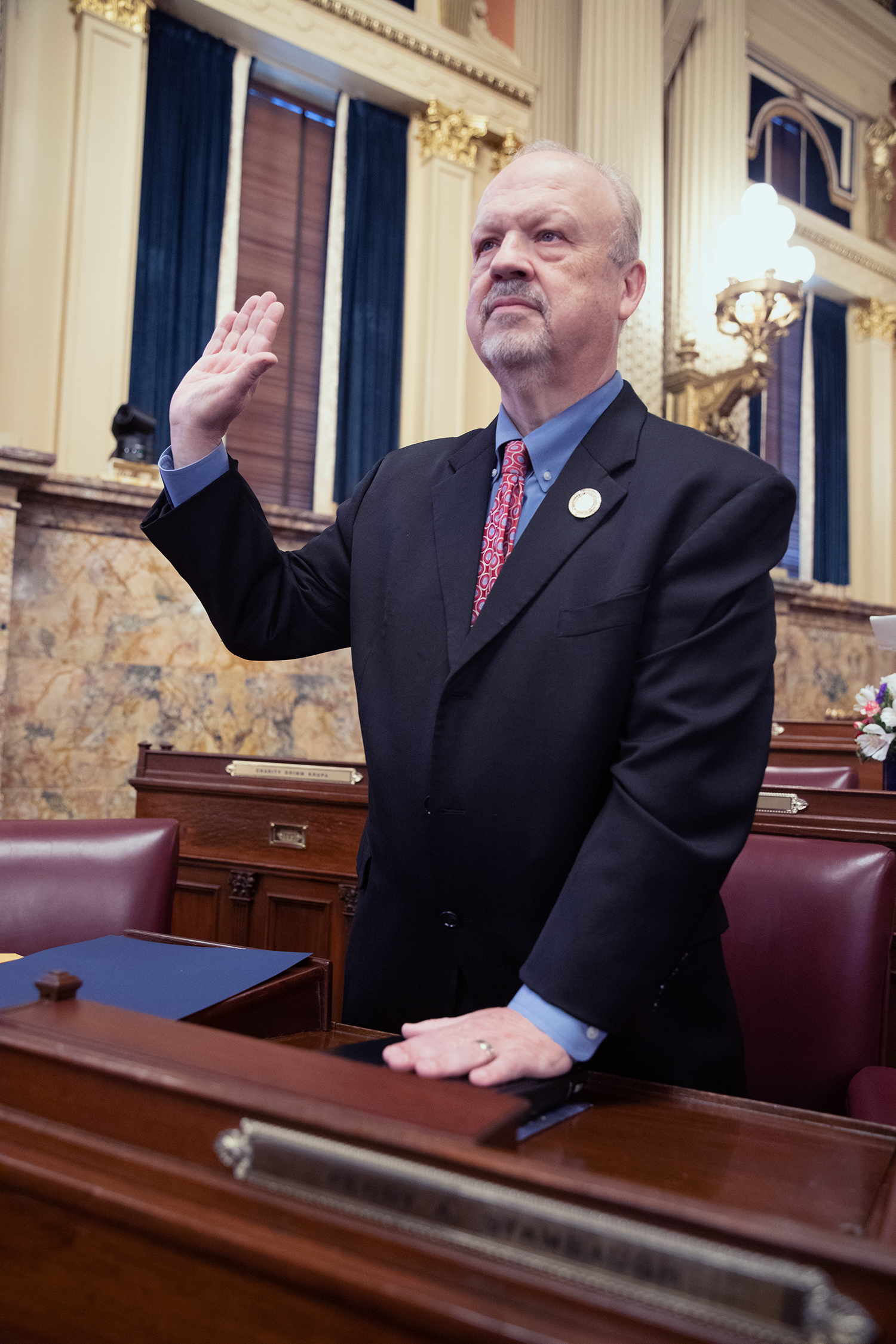 Stambaugh Takes Oath for Third Term 